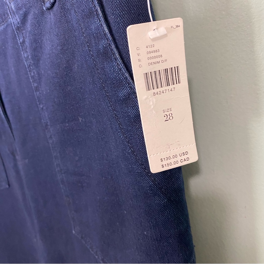 Anthropologie Maeve The Naomi High Rise Wide Leg Jeans Blue Denim Size 28 - Picture 4 of 7